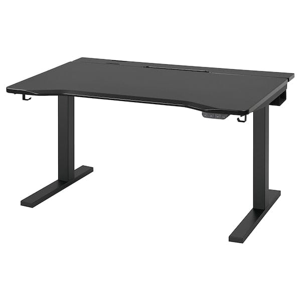 Ikea UTMANING - Adjustable height gaming desk, electric/black,120x80 cm