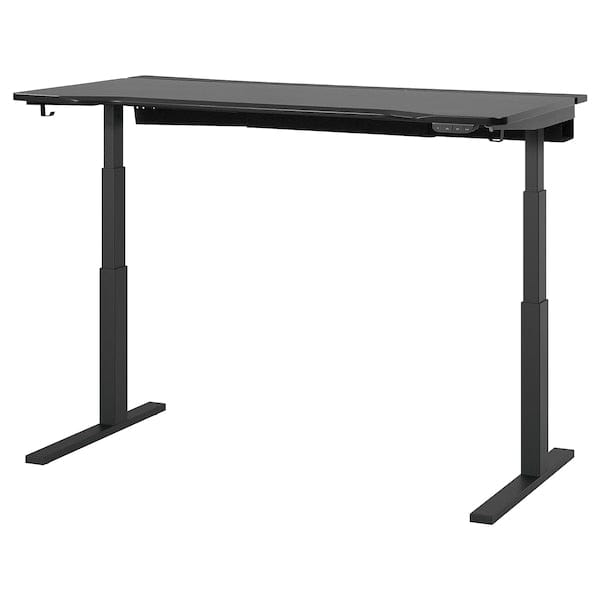 Ikea UTMANING - Adjustable height gaming desk, electric/black,160x80 cm