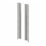 UTRUSTA connecting rail for fronts, black-grey, 54.5x6.2 cm