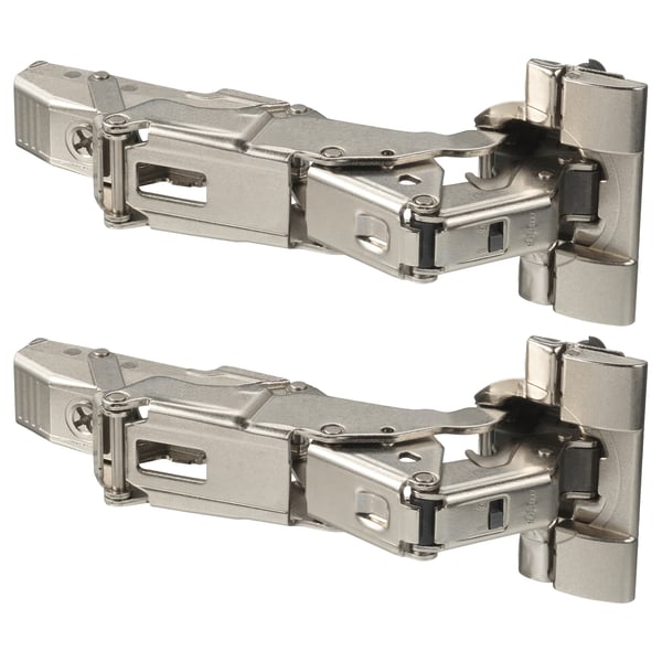 UTRUSTA hinge w b-in damper for kitchen, 153 °, 2 pack