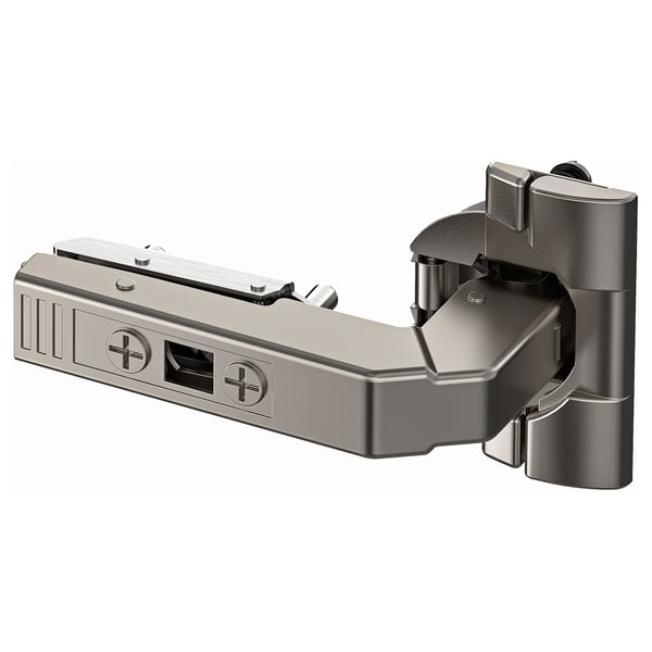 UTRUSTA hinge for kitchen corner cabinet, with built-in damper, 95 °, 2 pack
