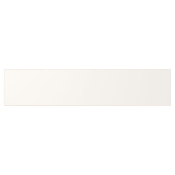 UTRUSTA drawer front, low, white, 40 cm