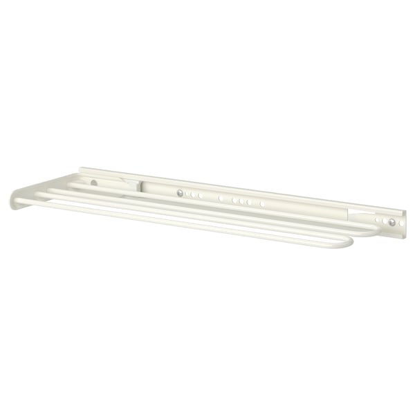 UTRUSTA towel rail, white, 16 cm