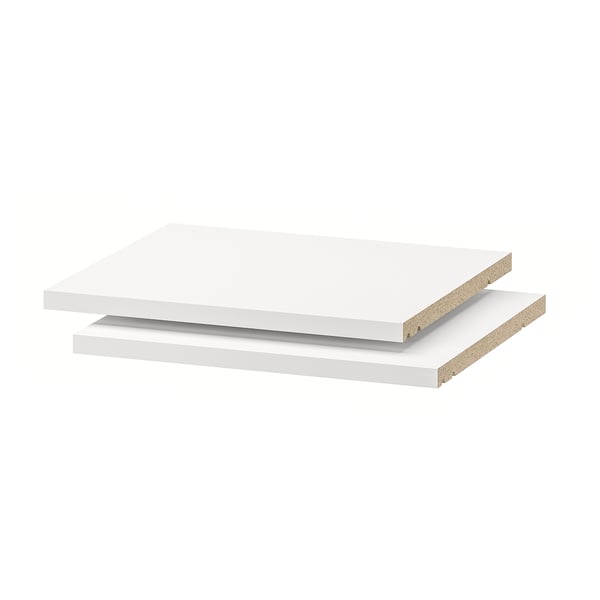 UTRUSTA shelf, white, 40 cm, 2 pack