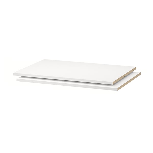 UTRUSTA shelf, white, 80 cm, 2 pack