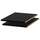 UTRUSTA - UTRUSTA Shelf, black-grey, 40x60 cm