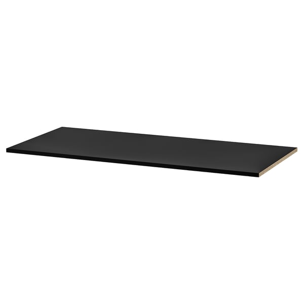 UTRUSTA - UTRUSTA Shelf for corner base cabinet, black-grey, 128 cm