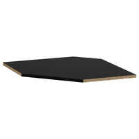 UTRUSTA shelf for corner wall cabinet, black-grey, 68 cm