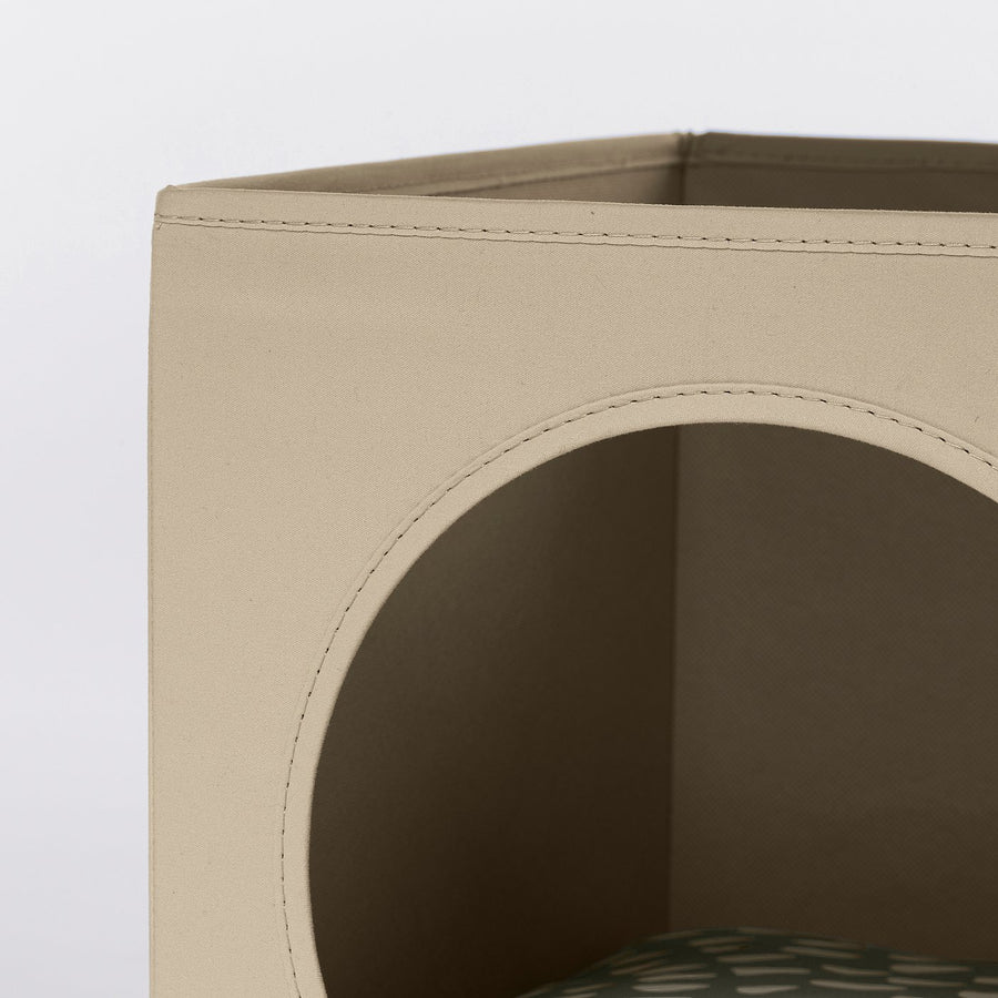 UTSÅDD cat house, beige, 33x33x38 cm