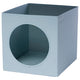 UTSÅDD cat house, grey-blue, 33x38x33 cm