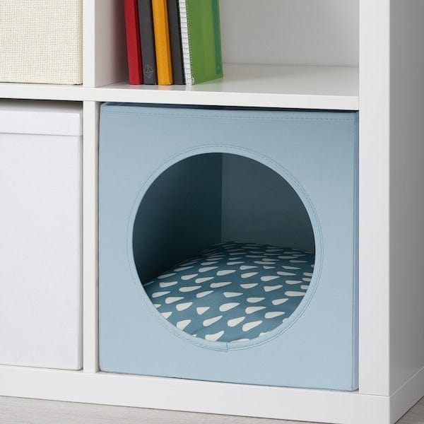 Ikea UTSÅDD - Cat house, grey-blue, 33x38x33 cm