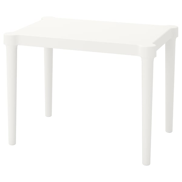 UTTER children's table, in/outdoor/white, 58x42 cm