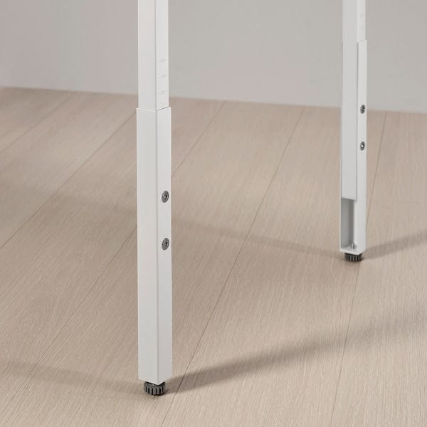 Ikea UTVISNING - Gaming desk with shelf, ash/white effect,120x60 cm
