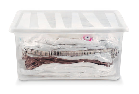 Transparent vacuum box with a 45-litre vacuum bag, 59 x 39 x 27.5 cm