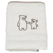 VÄDRA cover for babycare mat, white/terry, 48x74 cm