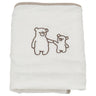 VÄDRA cover for babycare mat, white/terry, 48x74 cm