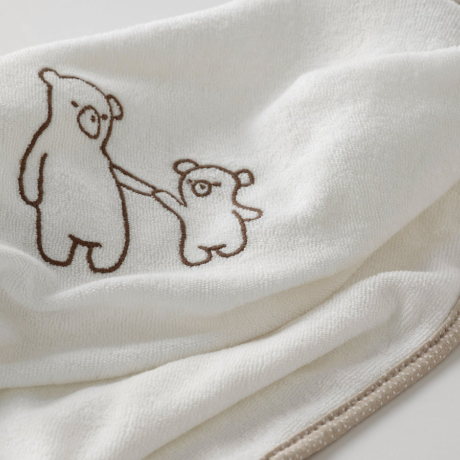VÄDRA cover for babycare mat, white/terry, 48x74 cm