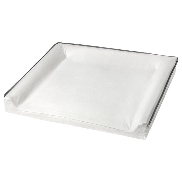 VÄDRA cover for babycare mat, white, 75x74 cm