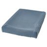 VÄDRA babycare mat with cover, beige/blue, 48x74 cm