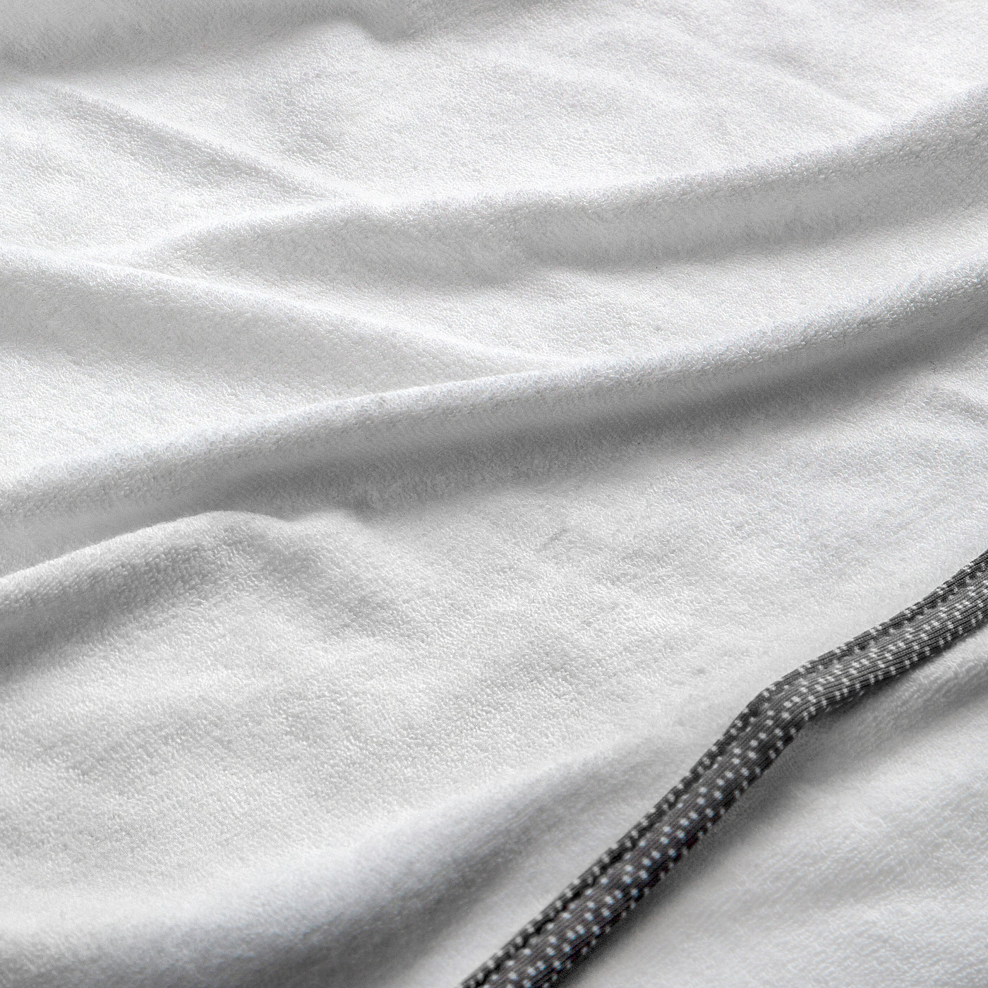 VÄDRA babycare mat with cover, white/terry, 75x74 cm