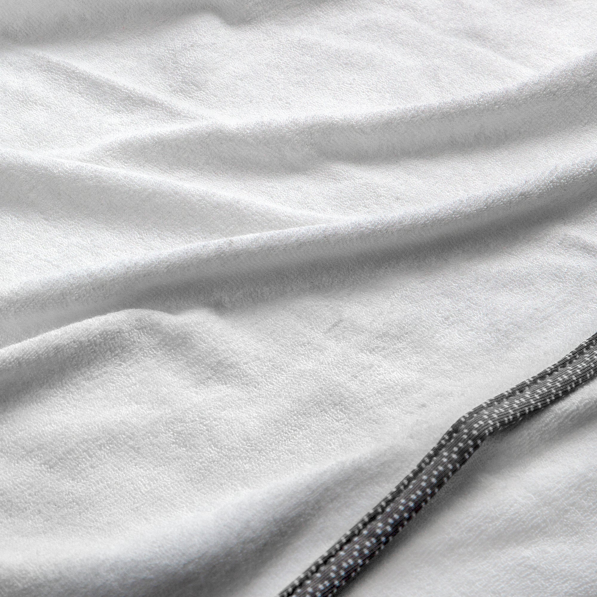VÄDRA babycare mat with cover, white/terry, 75x74 cm