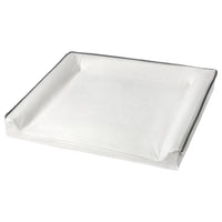 VÄDRA babycare mat with cover, white/terry, 75x74 cm