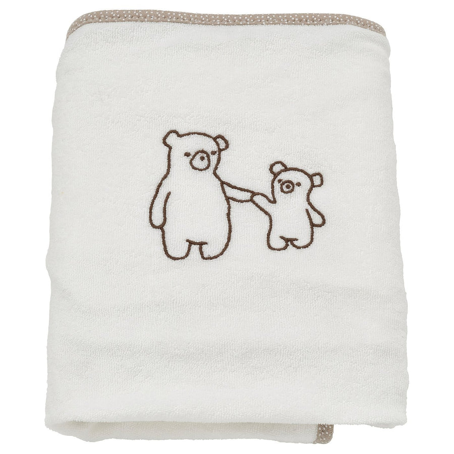 VÄDRA babycare mat with cover, white/terry, 48x74 cm