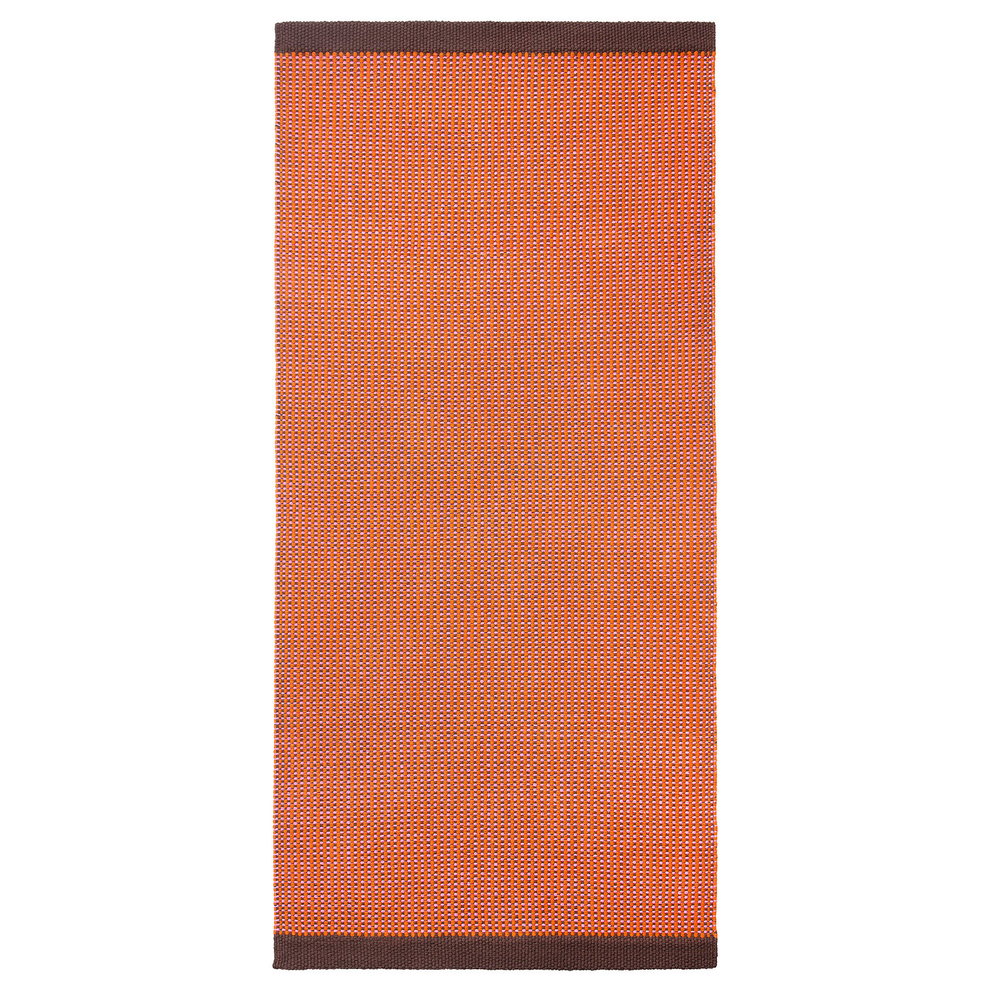 VÄGOMRÅDE rug, flatwoven, light orange-pink, 80x150 cm