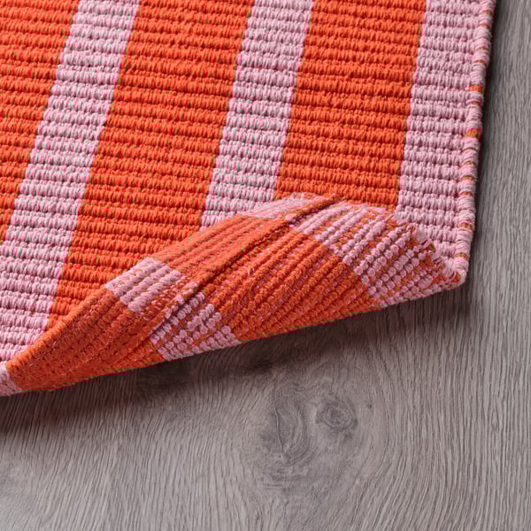 VÄGSKYLT - VÄGSKYLT Door mat, pink/orange, 40x60 cm