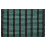 VÄGSKYLT door mat, blue-green/black, 40x60 cm