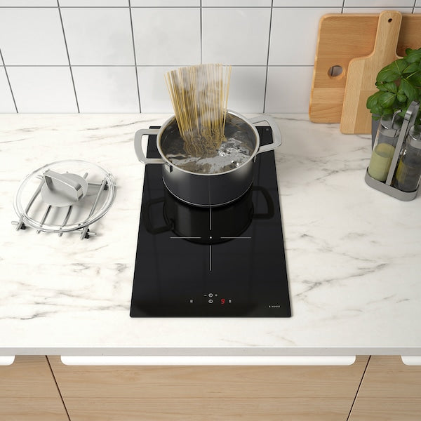 VÄLBILDAD - Induction hob, IKEA 300 black, 29 cm