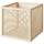 VÄLTNING - VÄLTNING Box, natural, 33x33x31 cm