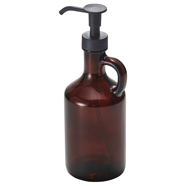 VÄLVÅRDAD soap dispenser, brown