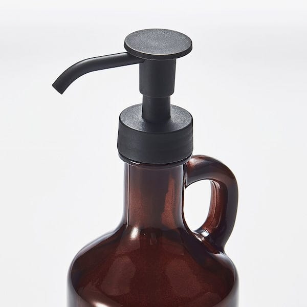 Ikea VÄLVÅRDAD - Soap Dispenser, brown-205.954.34