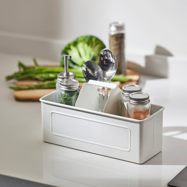 VÄLVÅRDAD organiser, white, 22.5x9x12.5 cm