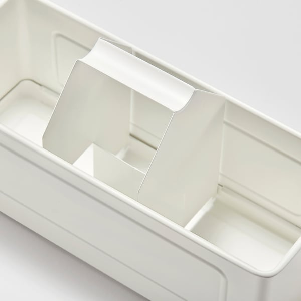 VÄLVÅRDAD - VÄLVÅRDAD Organiser, white, 22.5x9x12.5 cm