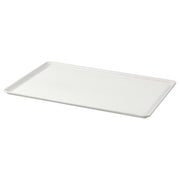 VÄLVÅRDAD dish drainer, white/galvanised, 52x35 cm