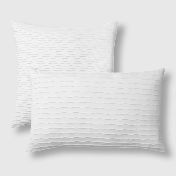 VÄNDEROT cushion, white, 50x50 cm