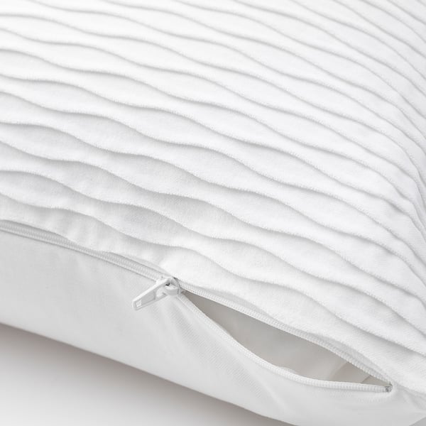 VÄNDEROT cushion, white, 50x50 cm