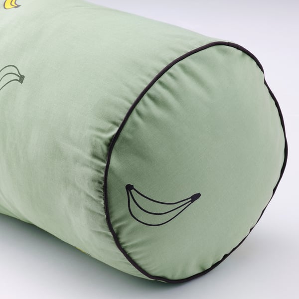 VÄNKRETS Pillow - pale green banana pattern 80 cm ,