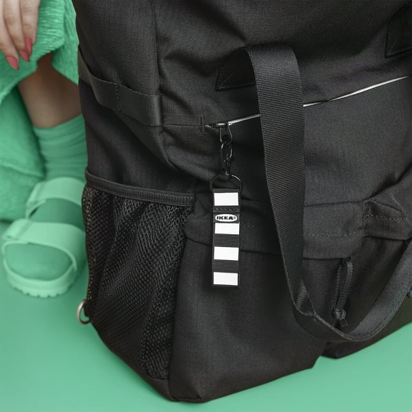 VÄRLDENS - Backpack, black,31x15x49 cm/26 l