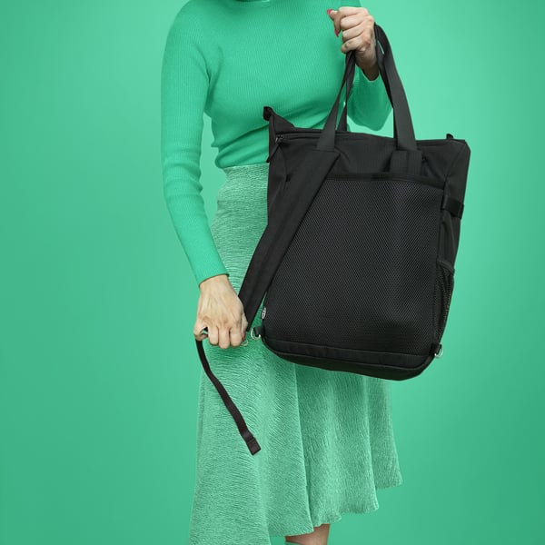 VÄRLDENS - Backpack, black,31x15x49 cm/26 l