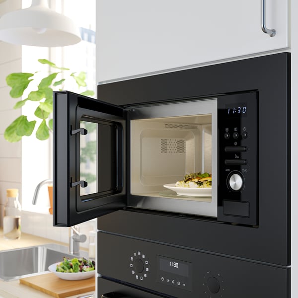 VÄRMD microwave oven, IKEA 300 black