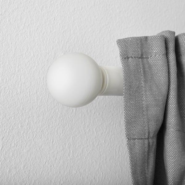 VÄSENTLIG finials, 1 pair, white