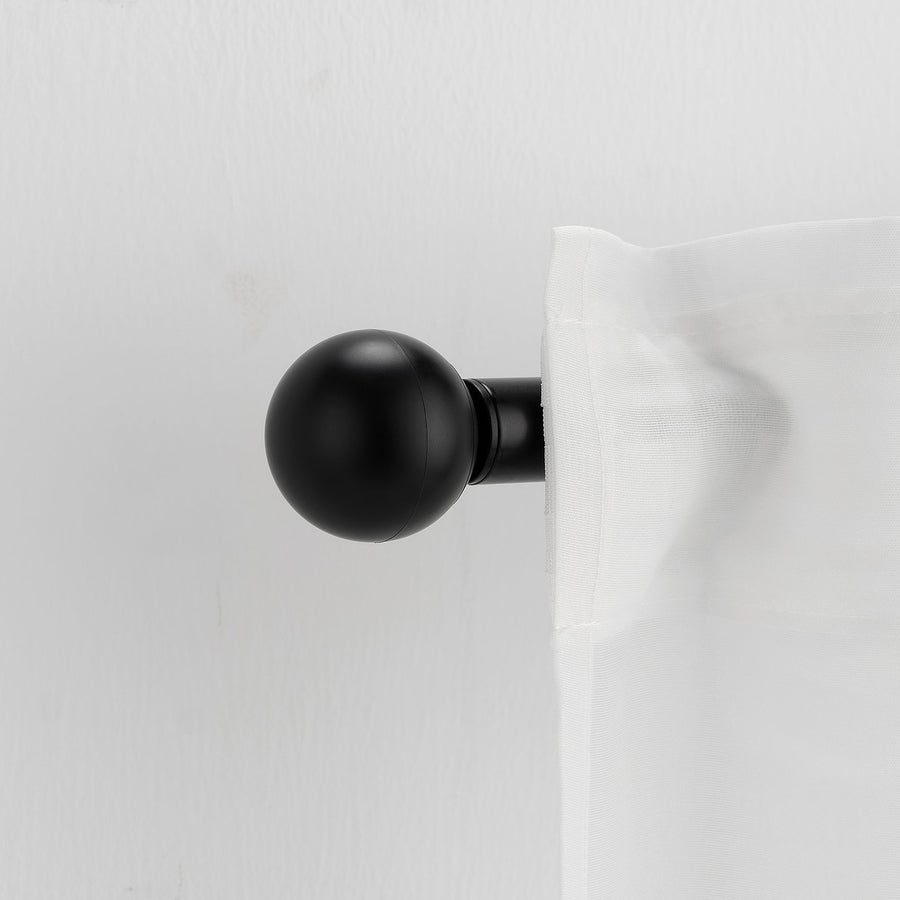 VÄSENTLIG finials, 1 pair, black, 5 cm