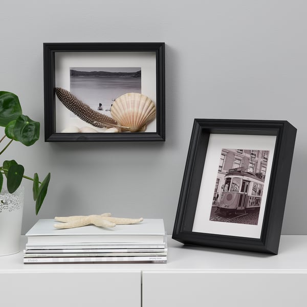 VÄSTANHED frame, black, 20x25 cm