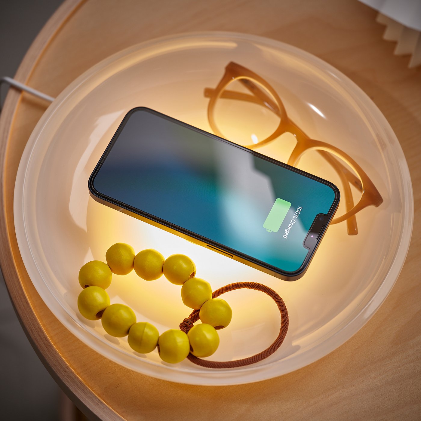 VÄSTMÄRKE wireless charger with lighting