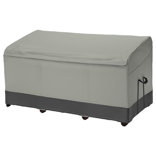 VÄTTERSÖ - VÄTTERSÖ Storage box, outdoor, dark grey, 156x72x79 cm