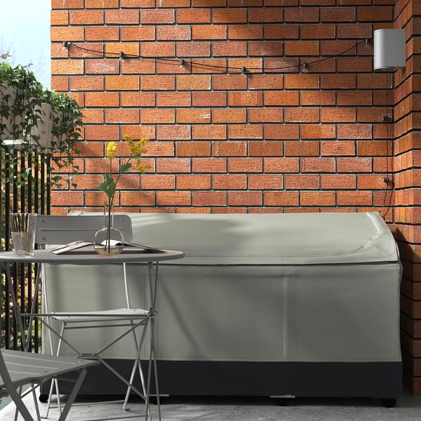 VÄTTERSÖ - VÄTTERSÖ Storage box, outdoor, dark grey, 156x72x79 cm