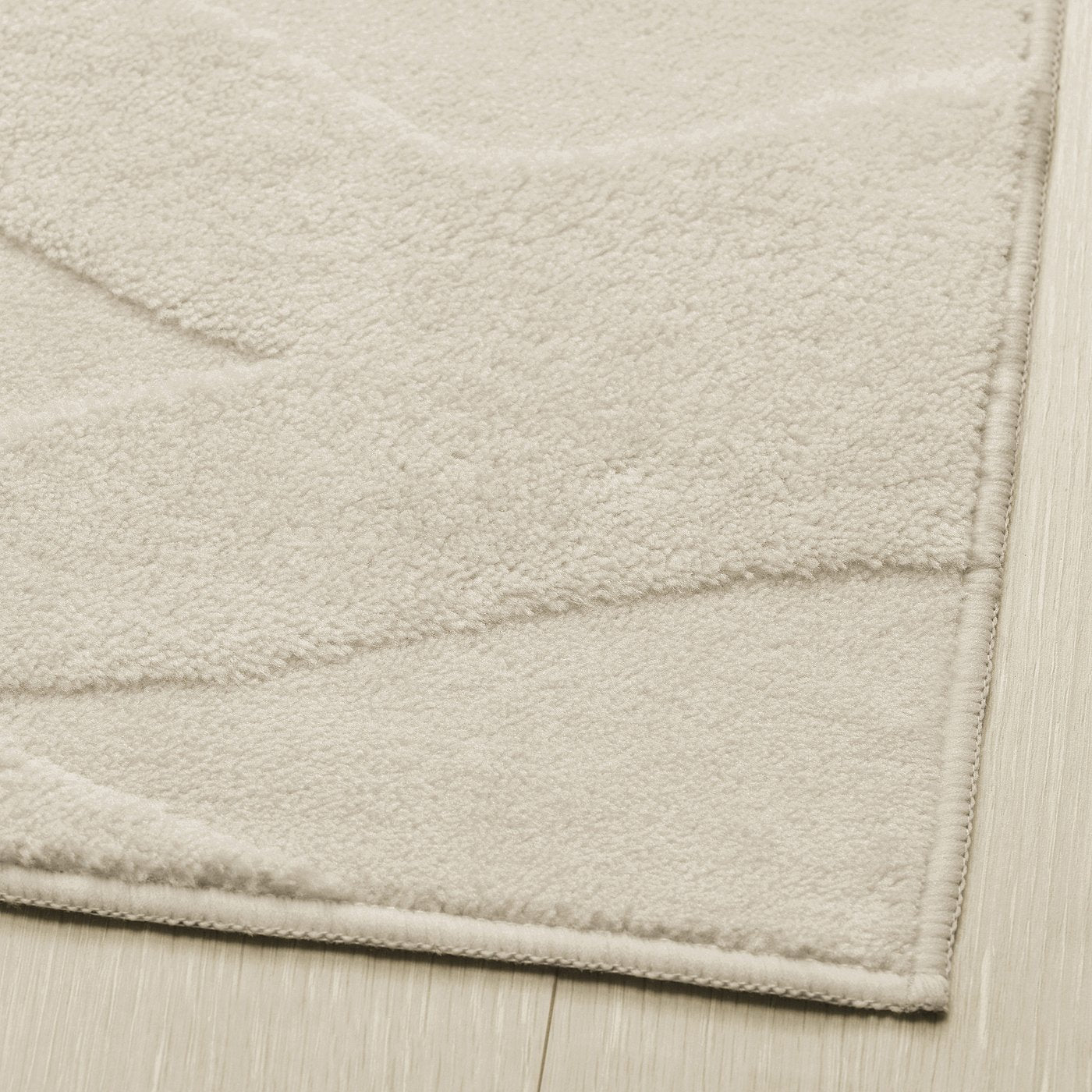 VÄXELFEL rug, low pile, off-white, 160x230 cm